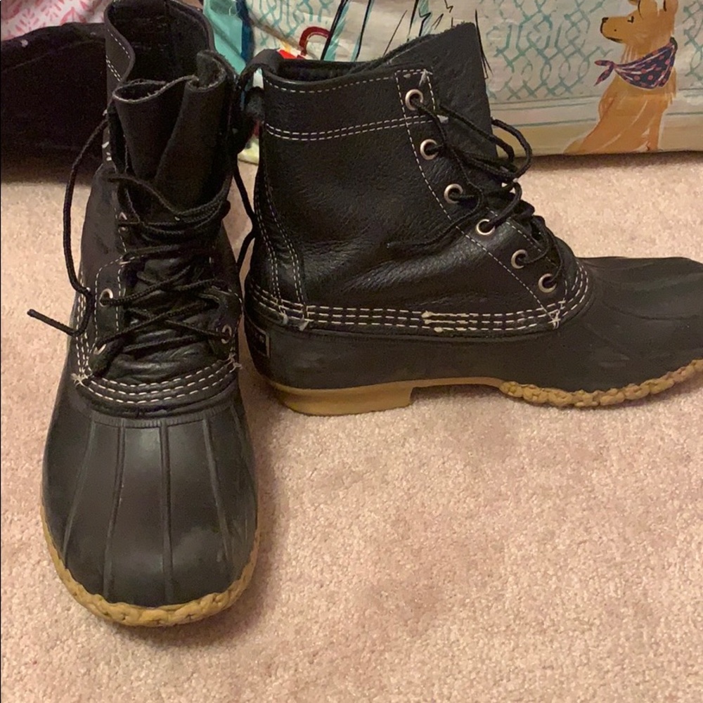 Black L.L Bean boots